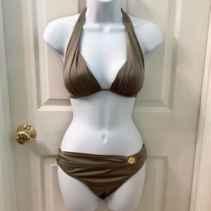 ⬇️SALE Was $44 Victoria’s Secret Push-up Plunge Shimmer Bikini